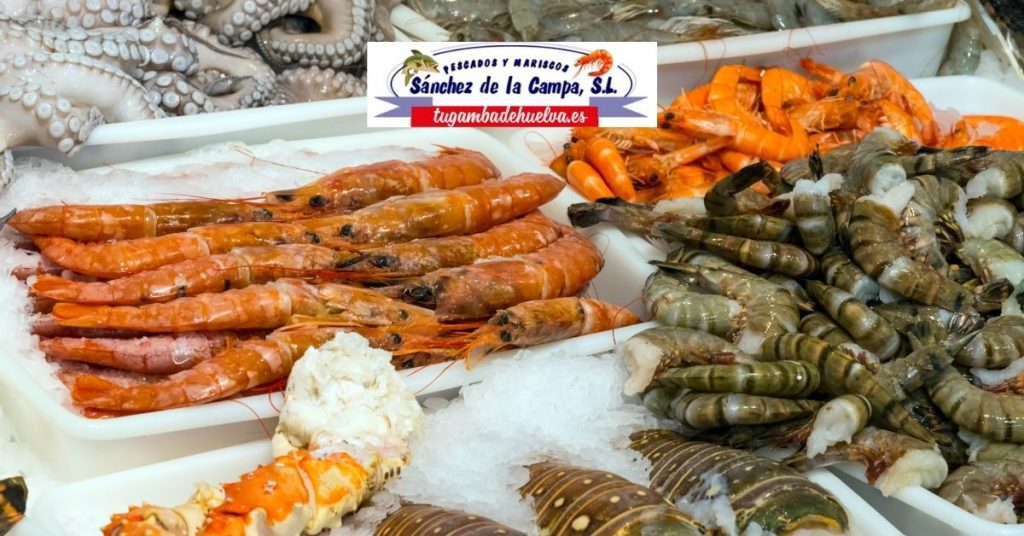Es mejor comprar el marisco fresco o congelado? - Sanchez de la Campa, Pescados  y Mariscos, Gamba blanca. Huelva.